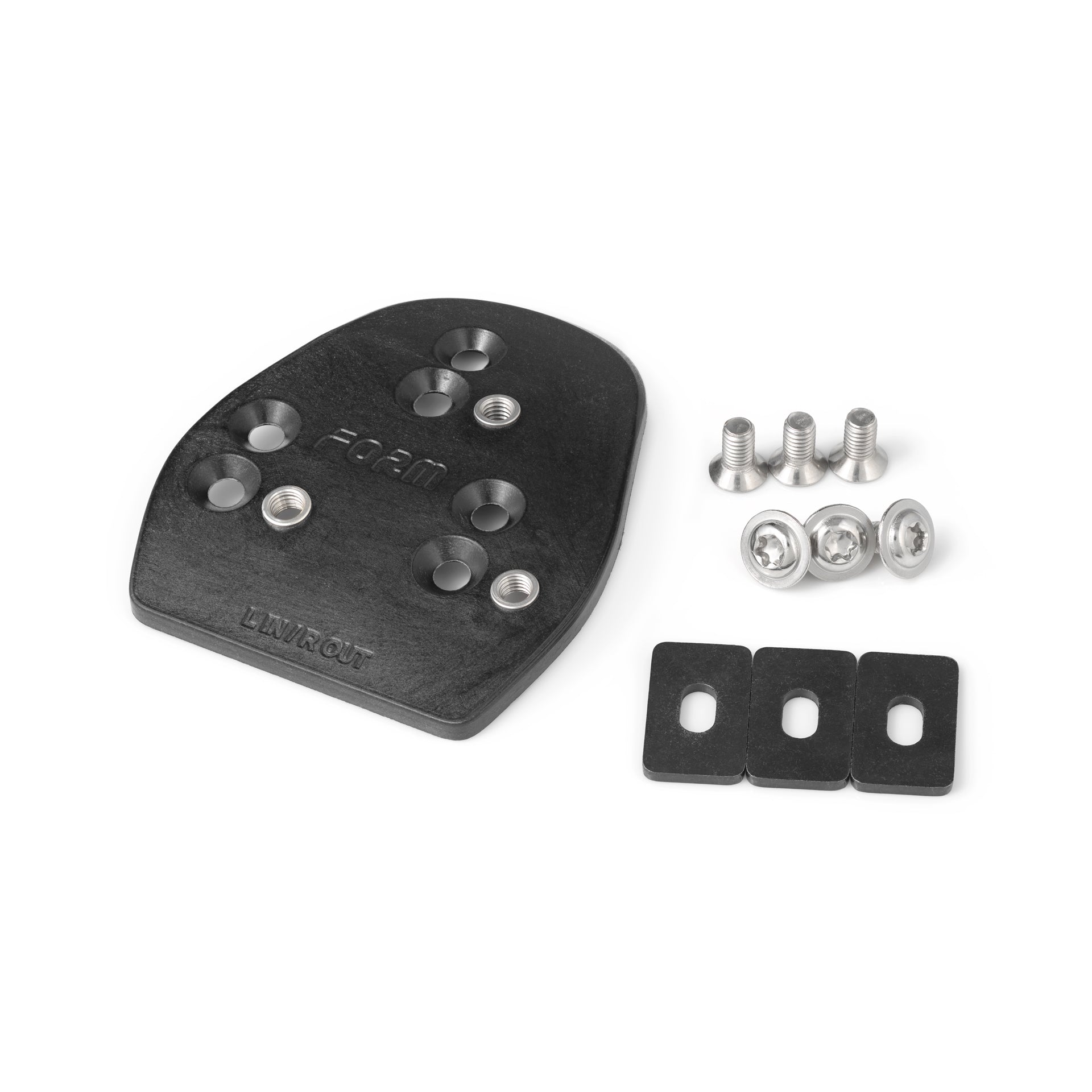 Cleat extender plate - XPS universal 3-hole (kit)