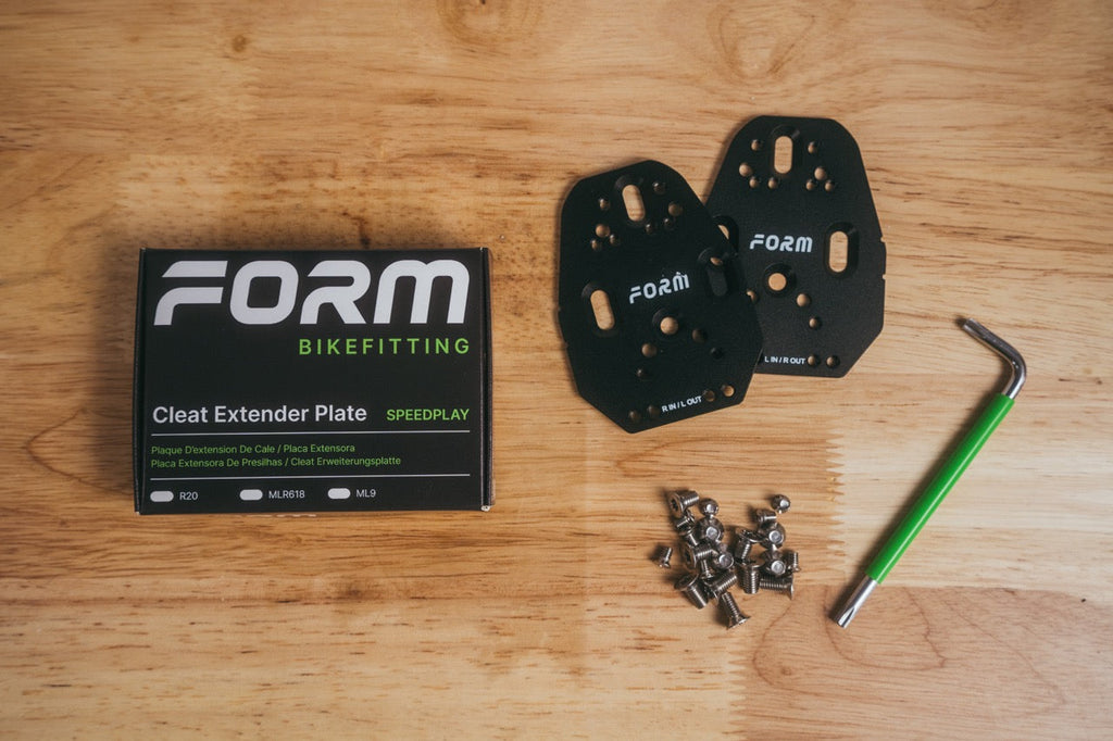 Cleat Extender Plate simply displayed on table.